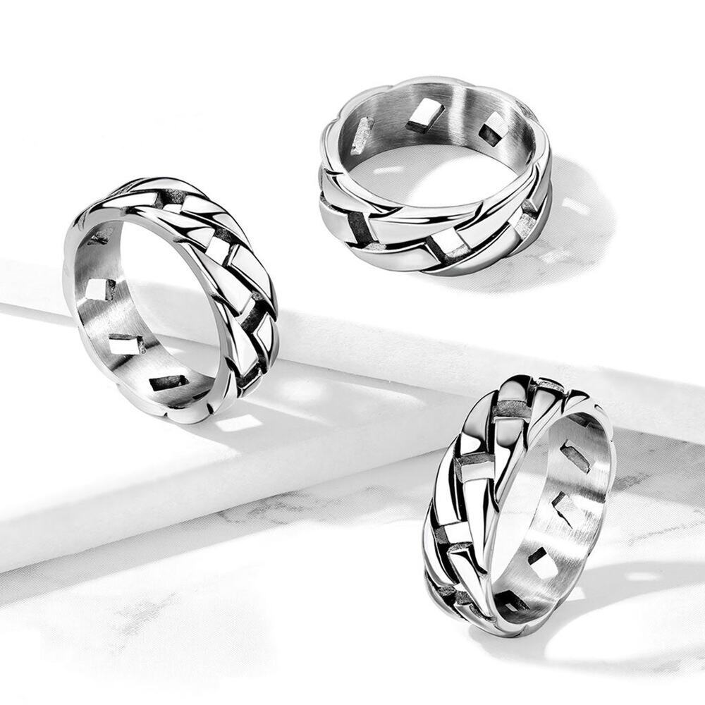 Link Chain Stainless Steel Ring size 11